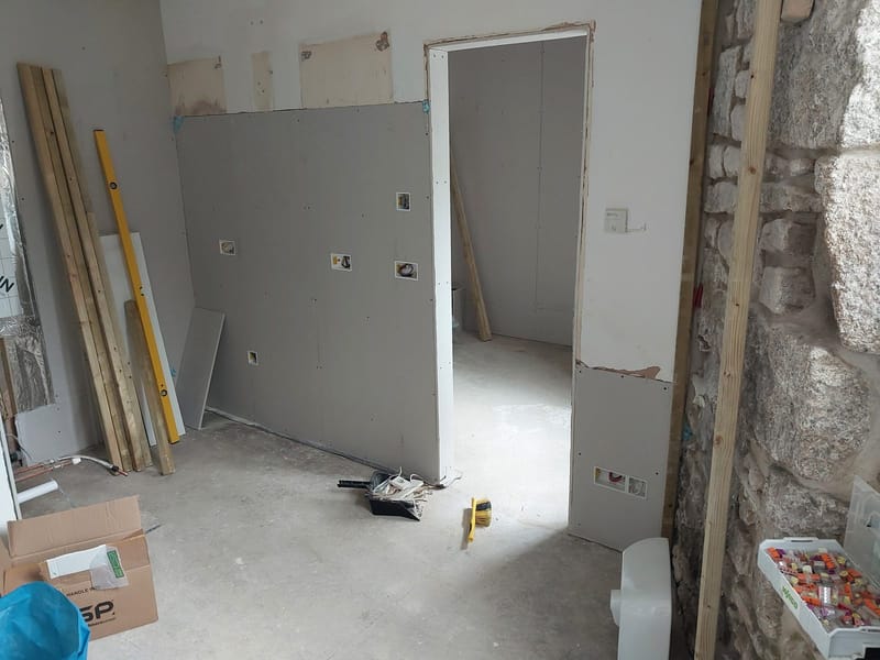 Flat Renovation for EPC Compliance - Penzance — lighting and sockets in penzance